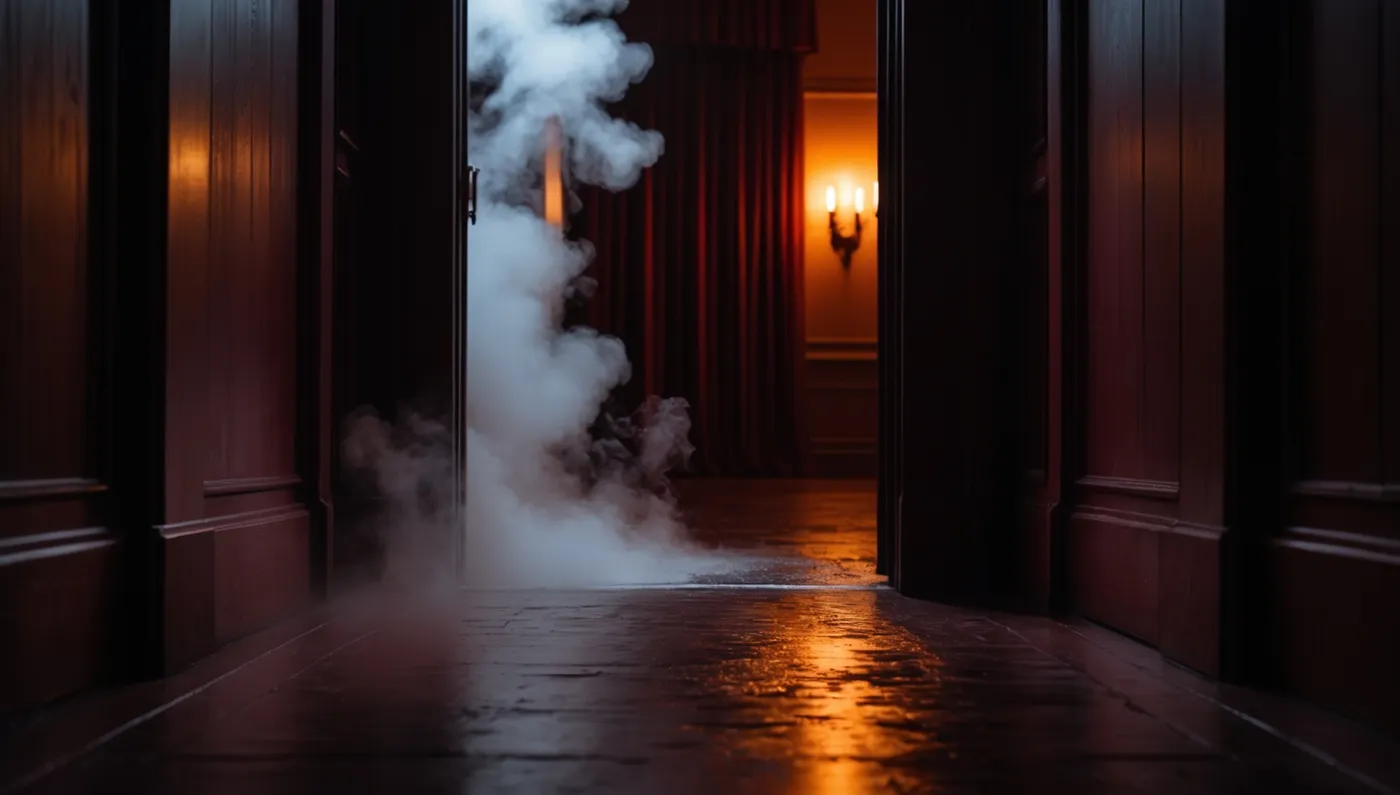 Un seuil entre deux pièces : vapeur d’un côté, velours de l’autre.